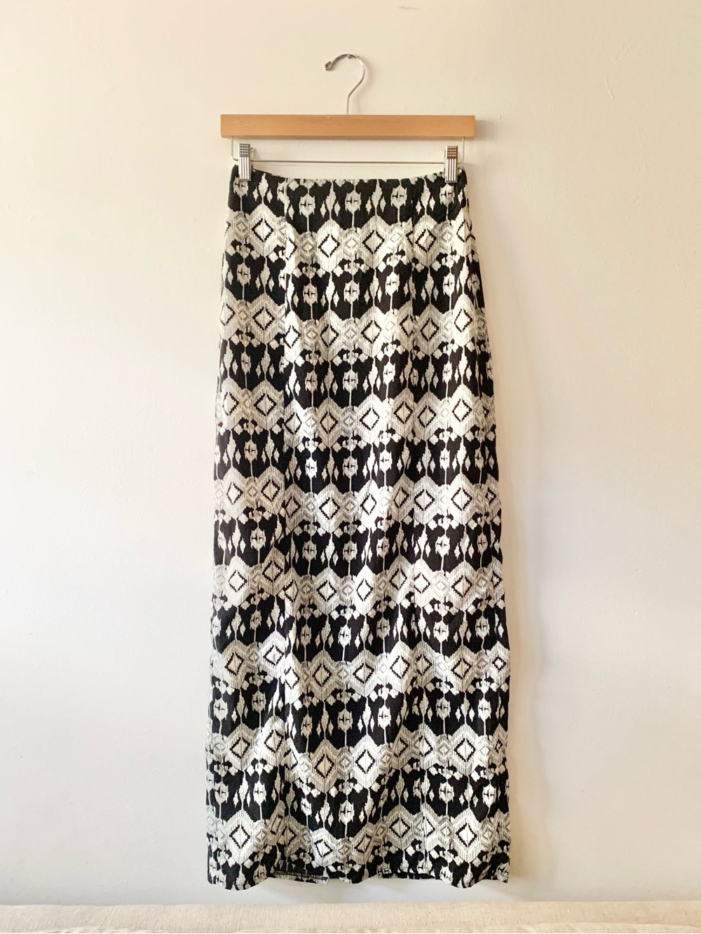 NEW Fashion Union Maxi Skirt in Geo Print